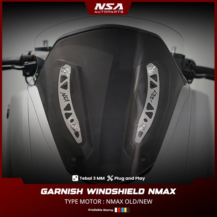 Garnish Windshield NMAX Old New Bracket Windshield NMAX Aksesoris Yamaha NMAX NSA PERFORMANCE - foto 5