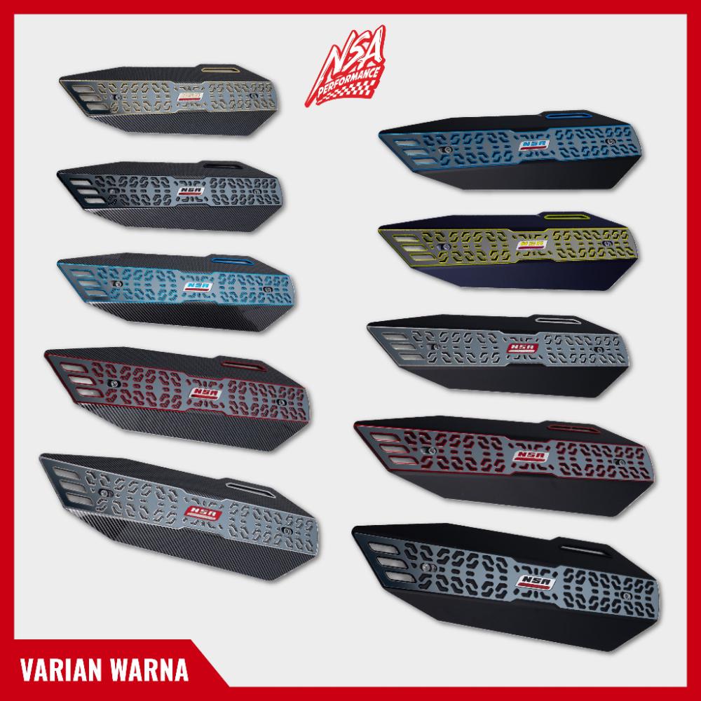 NSA COVER KNALPOT NMAX NEW / OLD LIMITED EDITION SERIES TUTUP KNALPOT NMAX NEW TAMENG KANLPOT NMAX NEW PELINDUNG KNALPOT NMAX NEW AKSESORIS NMA NEW VARIASI NMAX NEW MODIFIKASIU NMAX NEW COVER KENALPOT NMAX NEW / OLD - foto 2