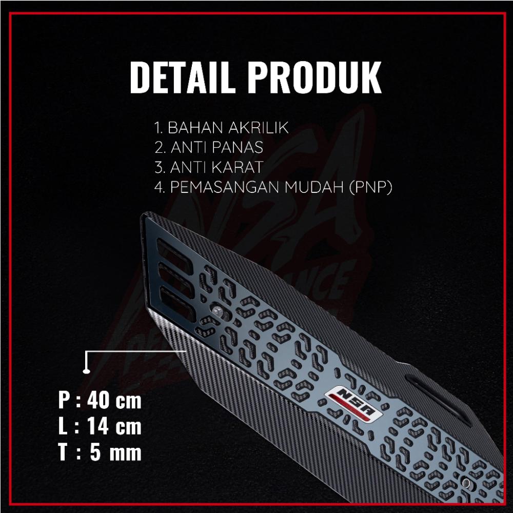 NSA COVER KNALPOT NMAX NEW / OLD LIMITED EDITION SERIES TUTUP KNALPOT NMAX NEW TAMENG KANLPOT NMAX NEW PELINDUNG KNALPOT NMAX NEW AKSESORIS NMA NEW VARIASI NMAX NEW MODIFIKASIU NMAX NEW COVER KENALPOT NMAX NEW / OLD - foto 5