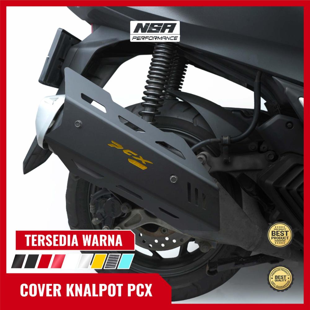 NSA COVER KNALPOT PCX 160 Muffler Tutup Knalpot PCX 160 AKSESORIS MOTOR HONDA PCX 160 NSA PERFORMANCE