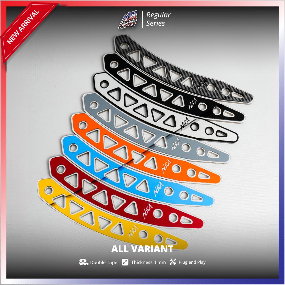 NSA Garnish Windshield NMAX New Bracket Windshield NMAX Aksesoris Yamaha NMAX NSA PERFORMANCE - foto 4