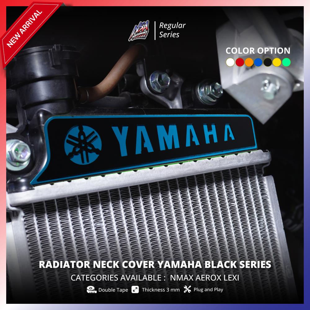 NSA GARNISH COVER LEHER RADIATOR YAMAHA Black Series