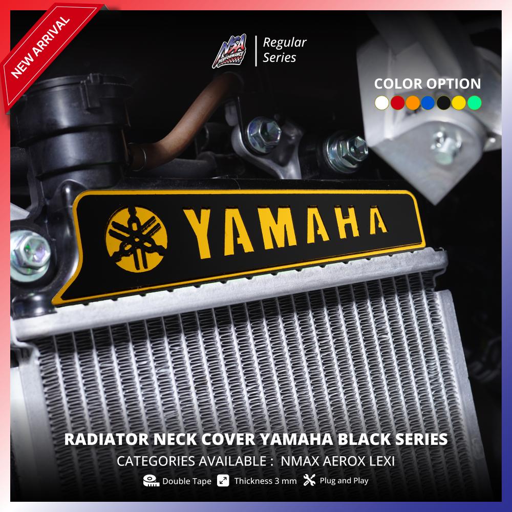 NSA GARNISH COVER LEHER RADIATOR YAMAHA Black Series - foto 2