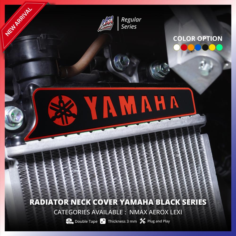 NSA GARNISH COVER LEHER RADIATOR YAMAHA Black Series - foto 3