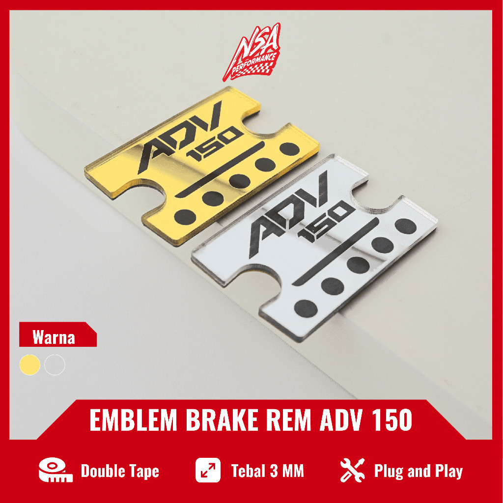NSA EMBLEM BRAKE REM GARNISH MOTOR ADV 150 - foto 3