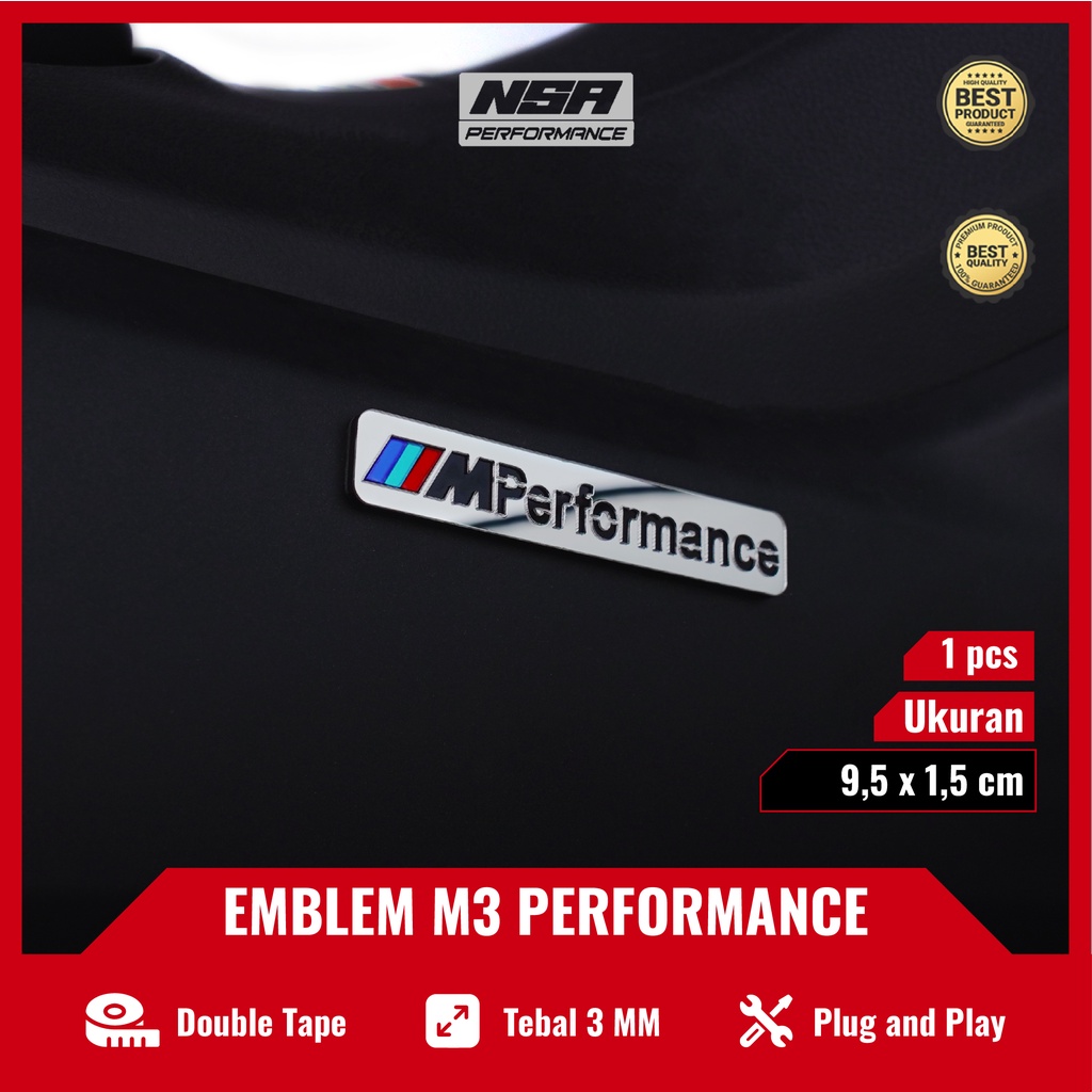 NSA 1PCS EMBLEM BMW M3 LOGO - foto 3