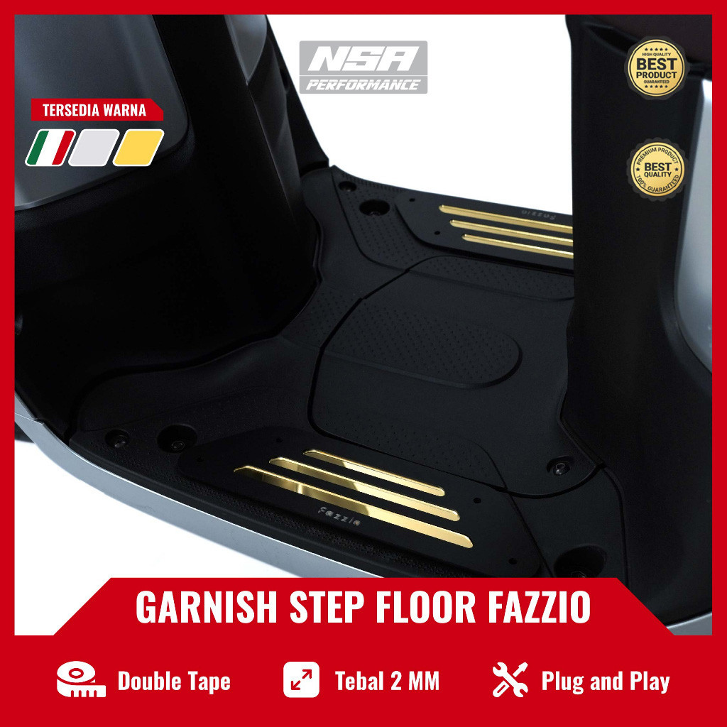 NSA COVER GARNISH STEP FLOOR YAMAHA FAZZIO 125