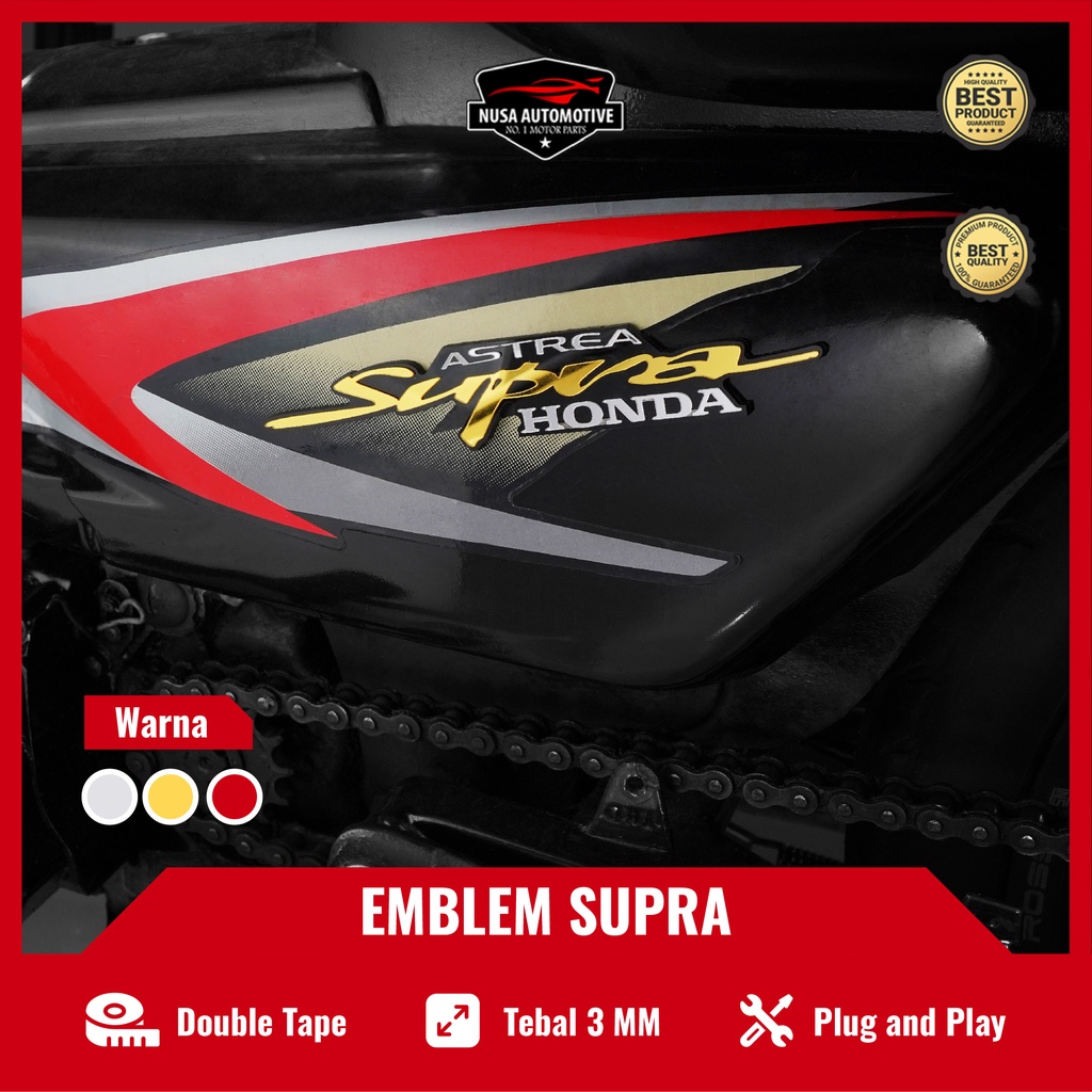 NSA EMBLEM MOTOR SUPRA X 125 - foto 3