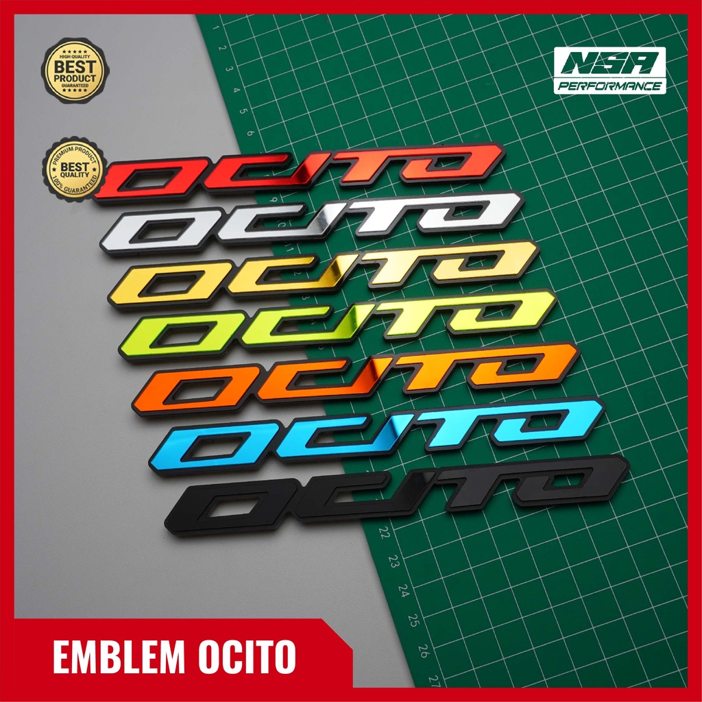NSA EMBLEM OCITO STIKER TIMBUL 3D - foto 3