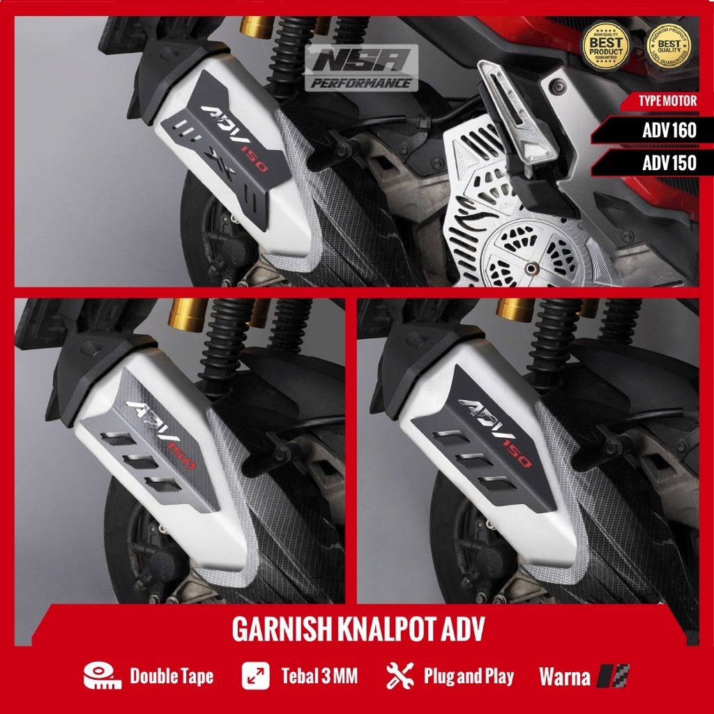 NSA COVER GARNISH KNALPOT ADV 150/160 - foto 2