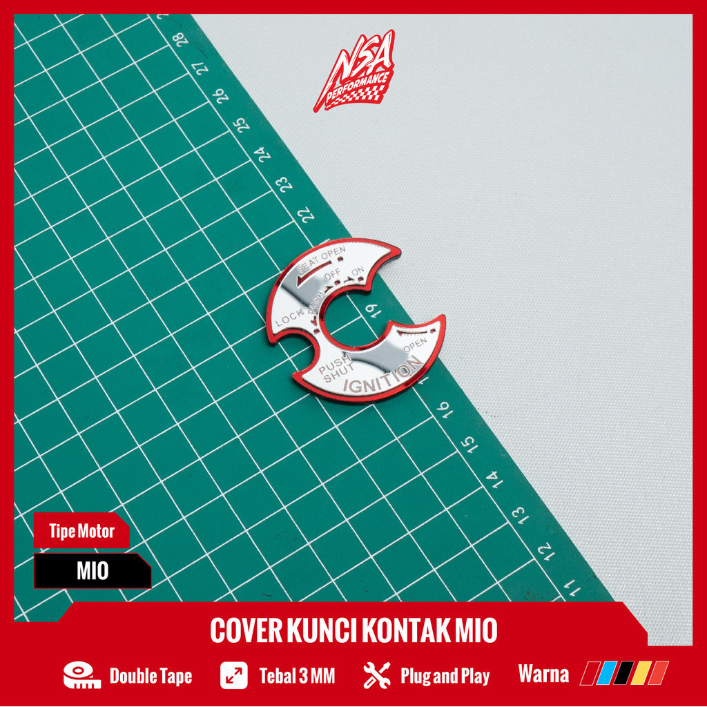 NSA EMBLEM COVER KUNCI KONTAK MOTOR (UNIVERSAL) - foto 2