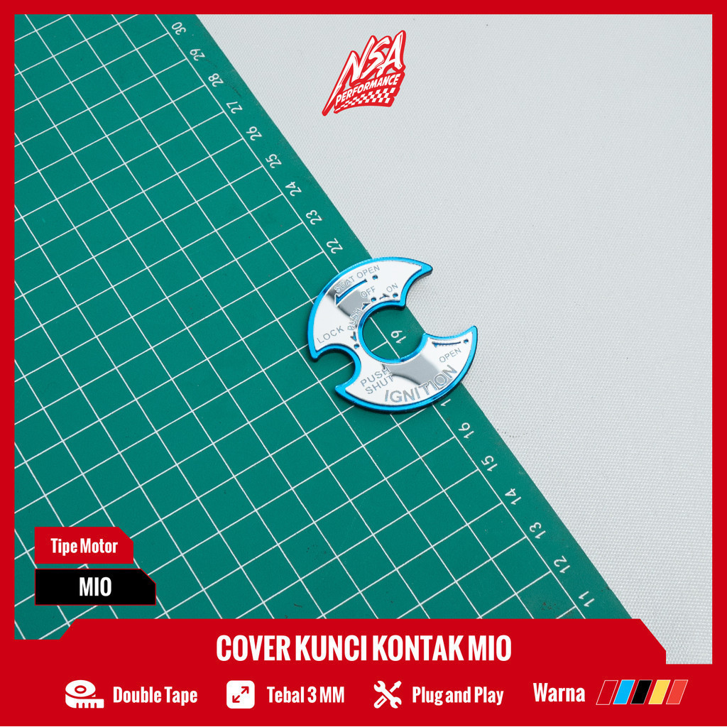 NSA EMBLEM COVER KUNCI KONTAK MOTOR (UNIVERSAL) - foto 4