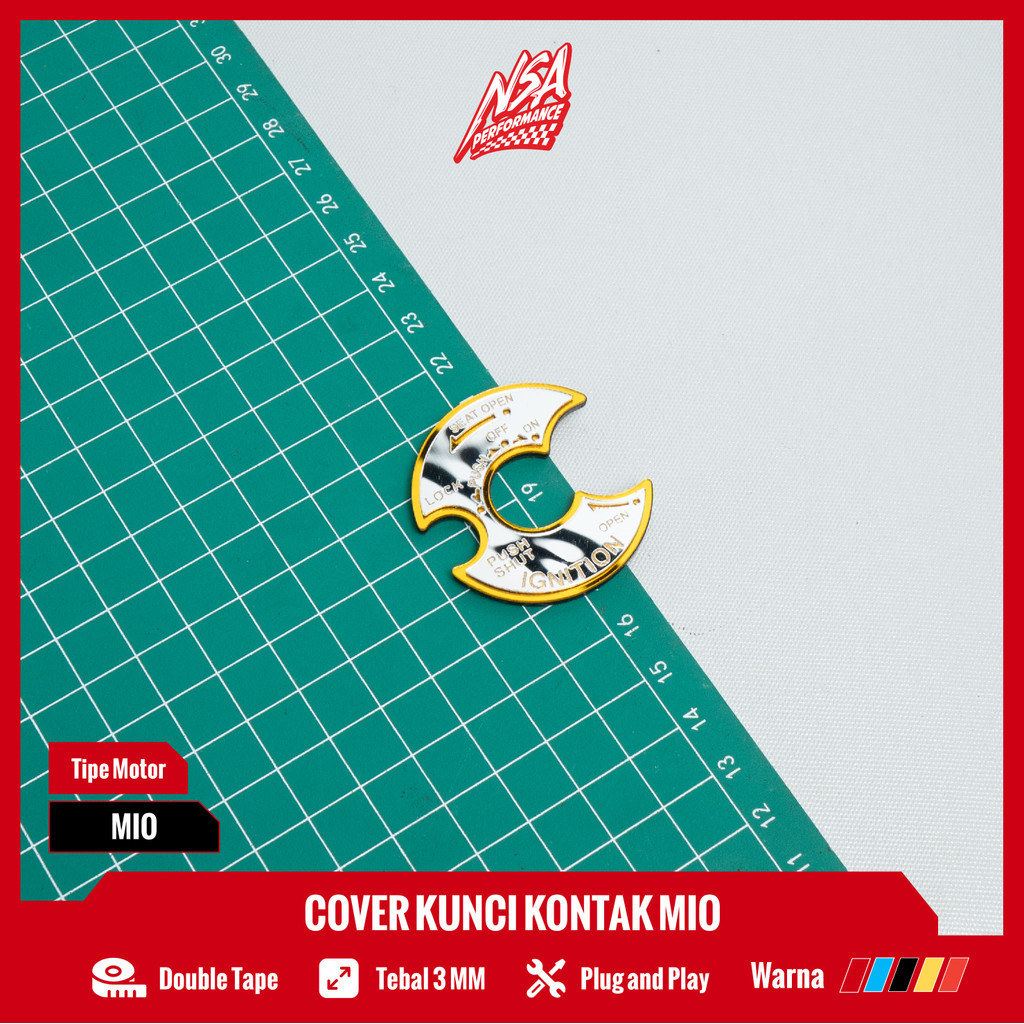 NSA EMBLEM COVER KUNCI KONTAK MOTOR (UNIVERSAL) - foto 5