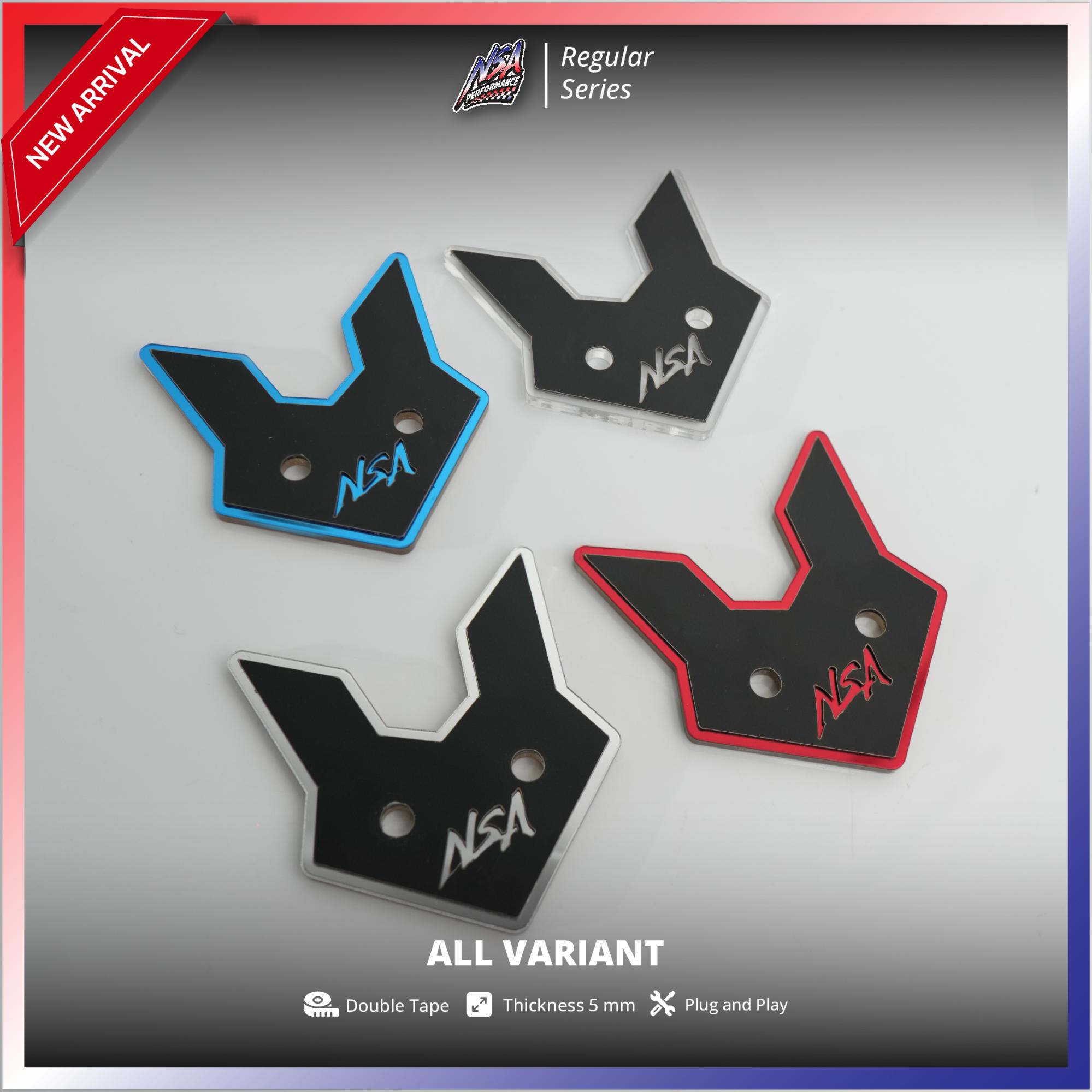 NSA DUDUKAN PLAT NOMOR MAGNET KELINCI AEROX NEW/OLD Aksesoris motor Yamaha Aerox NSA PERFORMANCE - foto 3