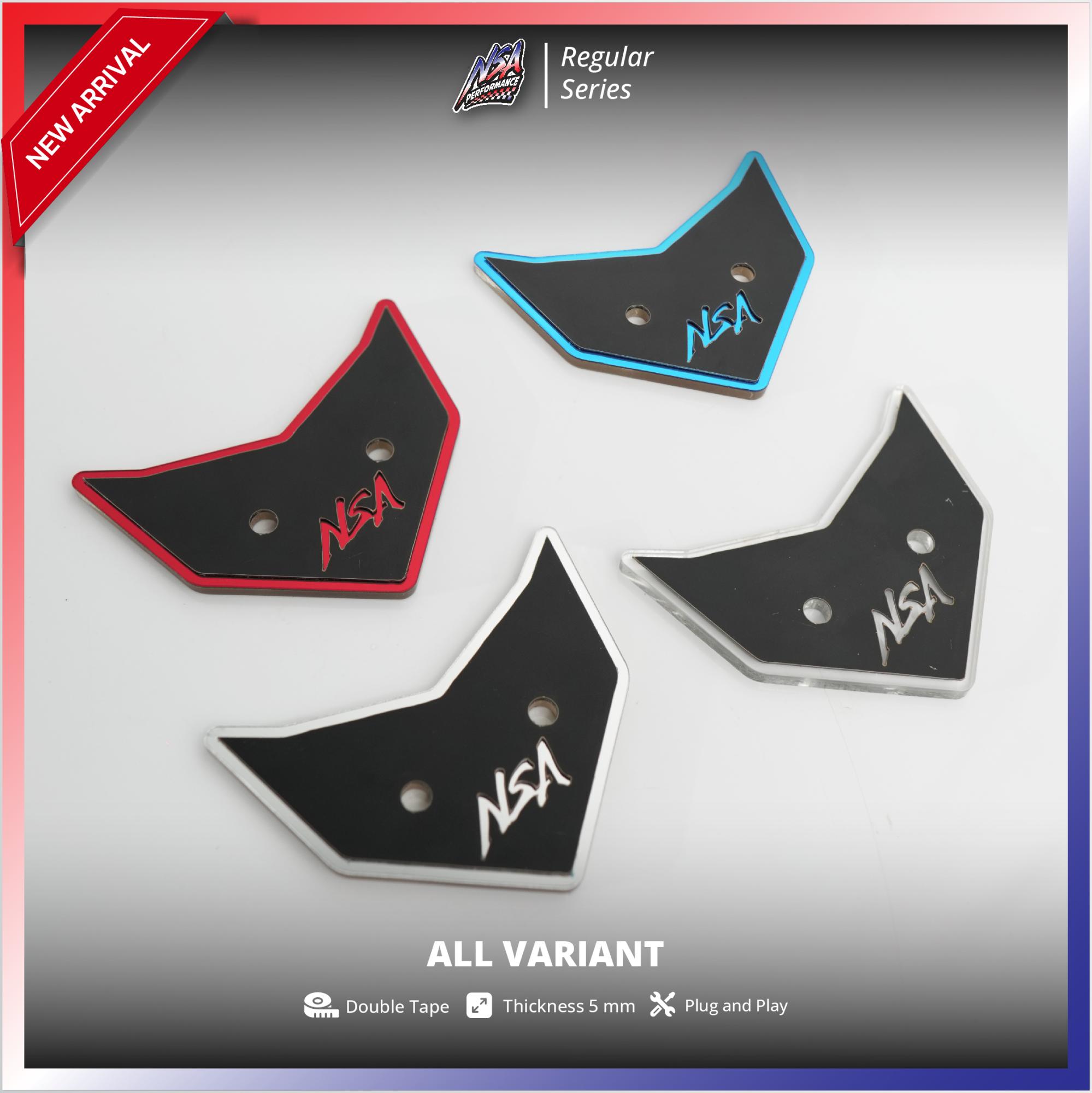 NSA DUDUKAN PLAT NOMOR MAGNET KELINCI AEROX NEW/OLD Aksesoris motor Yamaha Aerox NSA PERFORMANCE - foto 4
