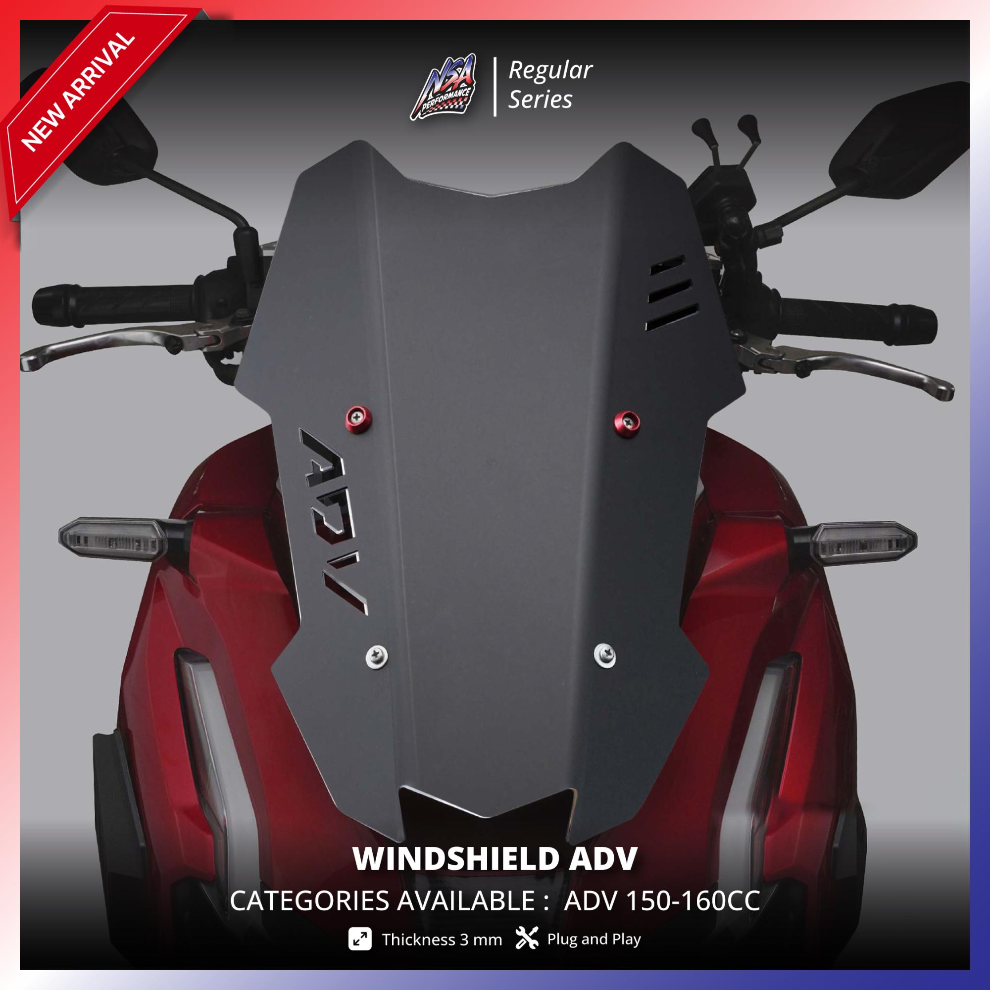 NSA Windshield Adv 150-160 Visor Adv Tdr Tameng Depan Honda Adv 150 Adv 160 Adv 160/150 Honda Adv