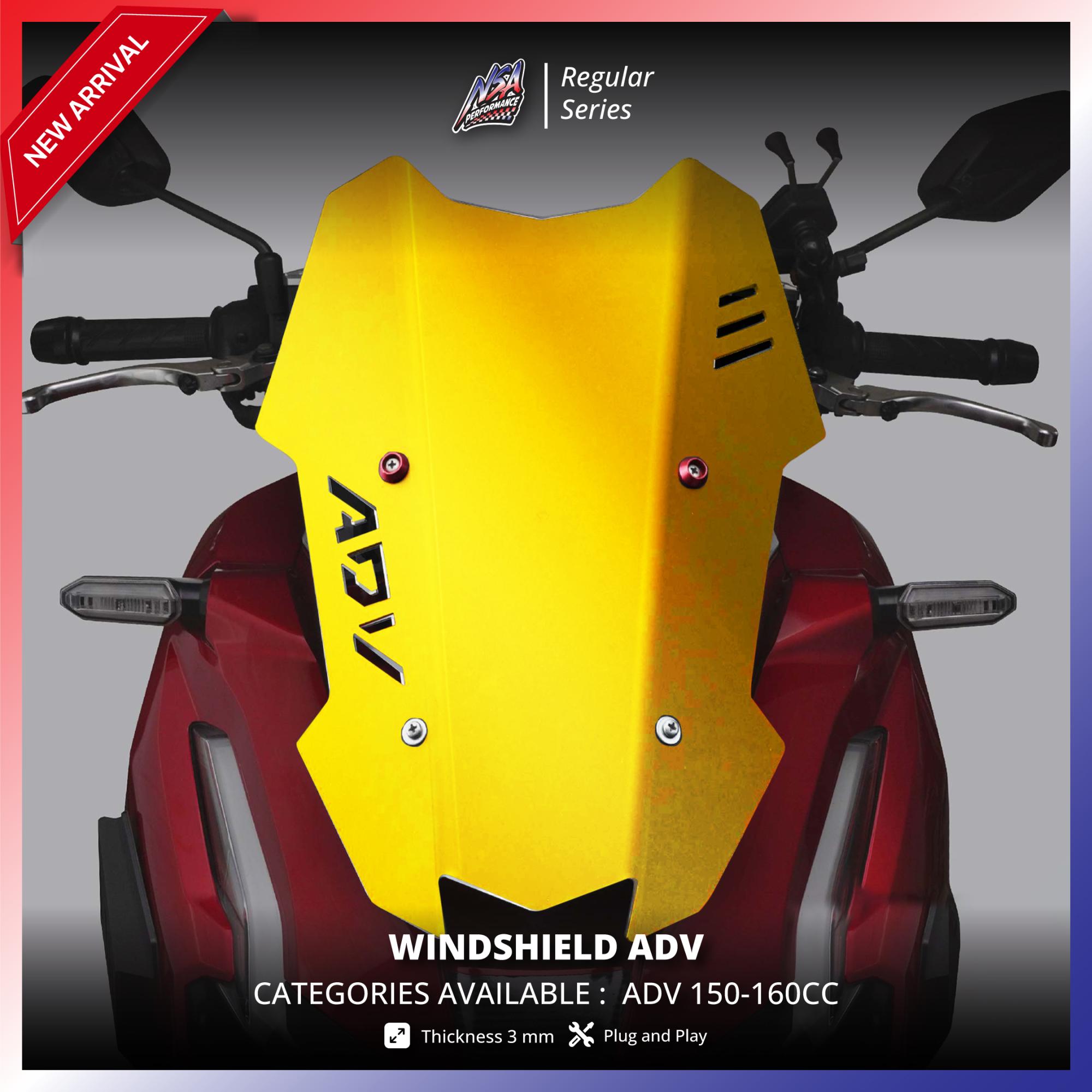 NSA Windshield Adv 150-160 Visor Adv Tdr Tameng Depan Honda Adv 150 Adv 160 Adv 160/150 Honda Adv - foto 2
