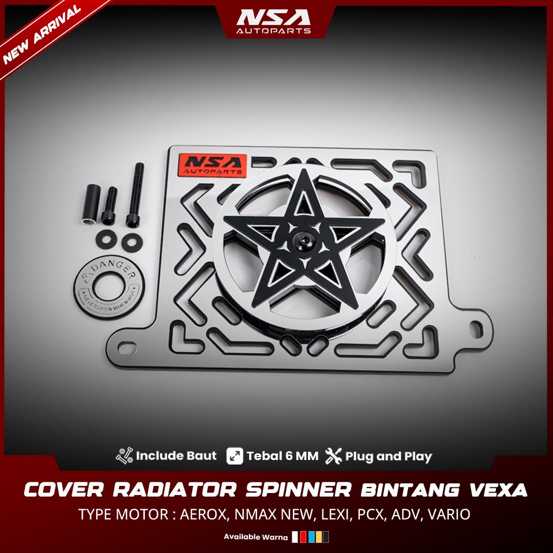 COVER RADIATOR SPINNER BINTANG VEXA - foto 3