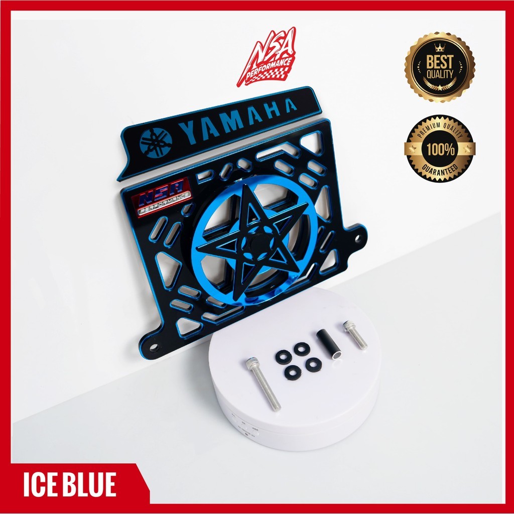 NSA PAKETAN COVER RADIATOR SPINER BINTANG TIPE BLACK SERIES NMAX AEROX LEXI NMAX AEROX LEXI TUTUP RADIATOR SPINER BINTANG PAKETAN YAMAHA AKSESORIS MOTOR NSA PERFORMANCE - foto 11