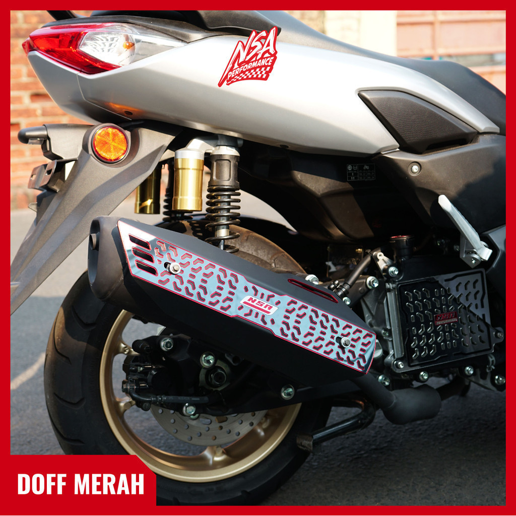 NSA COVER KNALPOT NMAX NEW / OLD LIMITED EDITION SERIES TUTUP KNALPOT NMAX NEW TAMENG KANLPOT NMAX NEW PELINDUNG KNALPOT NMAX NEW AKSESORIS NMA NEW VARIASI NMAX NEW MODIFIKASIU NMAX NEW COVER KENALPOT NMAX NEW / OLD - foto 12