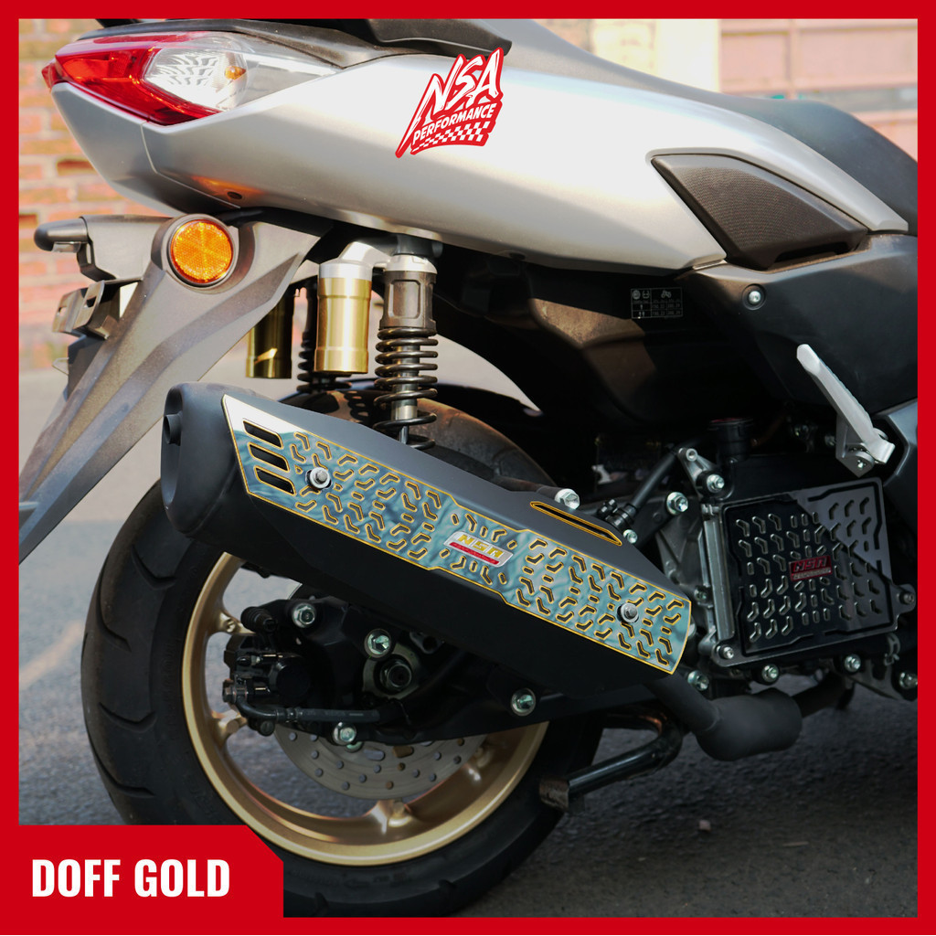 NSA COVER KNALPOT NMAX NEW / OLD LIMITED EDITION SERIES TUTUP KNALPOT NMAX NEW TAMENG KANLPOT NMAX NEW PELINDUNG KNALPOT NMAX NEW AKSESORIS NMA NEW VARIASI NMAX NEW MODIFIKASIU NMAX NEW COVER KENALPOT NMAX NEW / OLD - foto 14