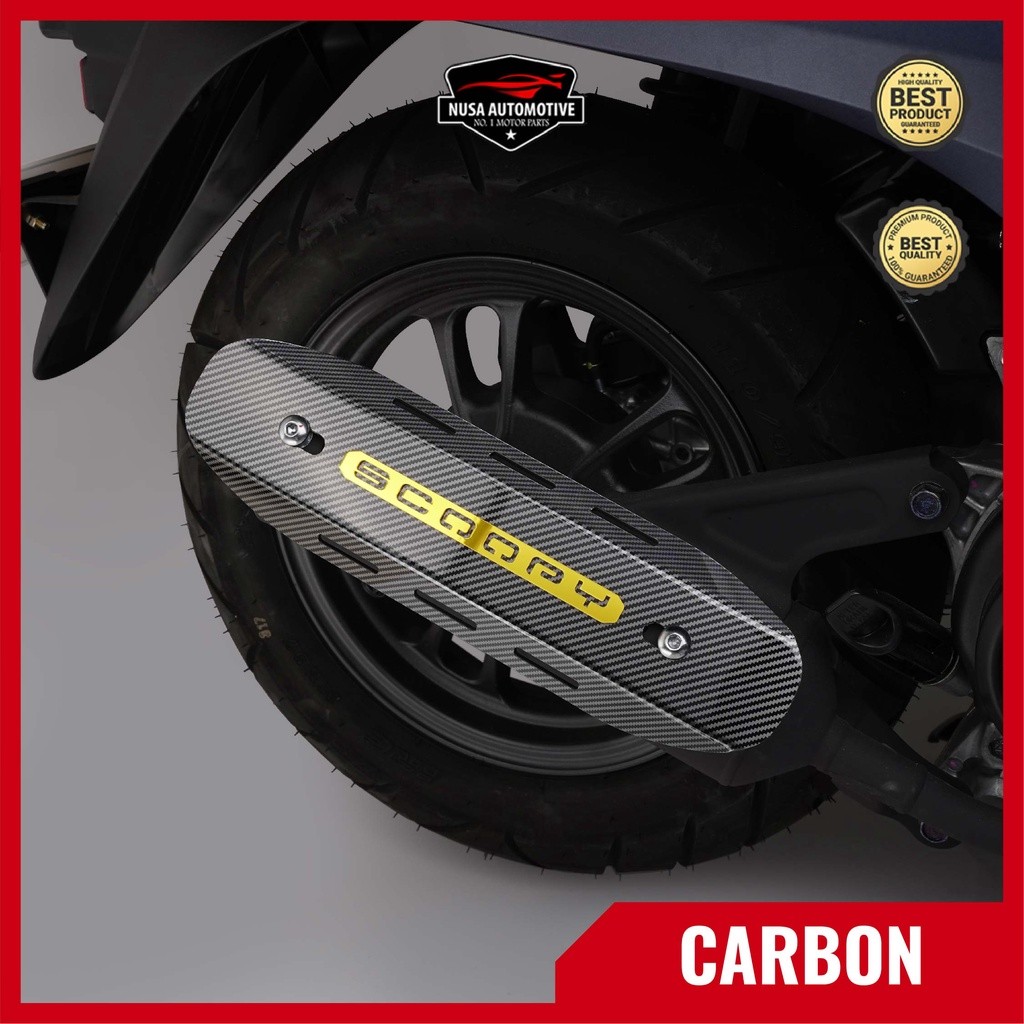NSA COVER KNALPOT SCOOPY Tutup Knalpot All Honda Scoopy  AKSESORIS MOTOR SCOOPY NSA PERFORMANCE - foto 5