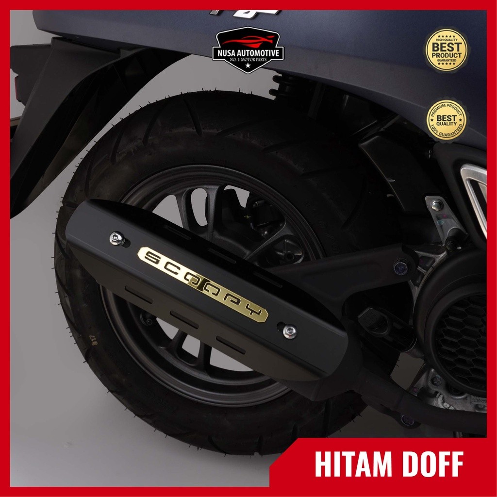NSA COVER KNALPOT SCOOPY Tutup Knalpot All Honda Scoopy  AKSESORIS MOTOR SCOOPY NSA PERFORMANCE - foto 6