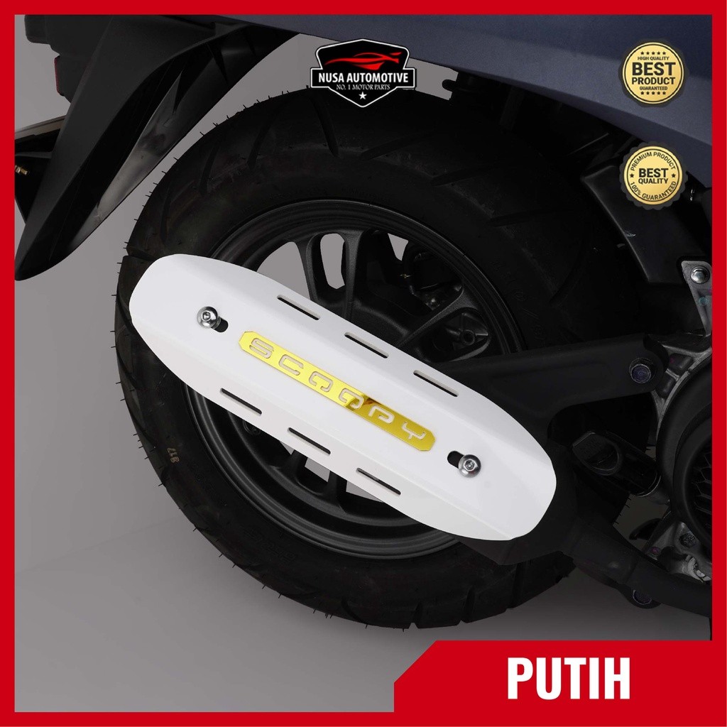 NSA COVER KNALPOT SCOOPY Tutup Knalpot All Honda Scoopy  AKSESORIS MOTOR SCOOPY NSA PERFORMANCE - foto 9