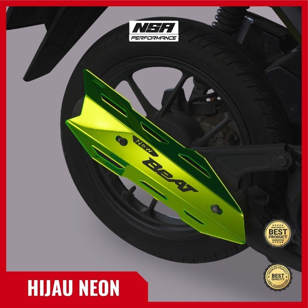 NSA COVER KNALPOT BEAT 2010-2024 Tutup Knalpot All Honda Beat AKSESORIS MOTOR BEAT NSA PERFORMANCE - foto 7