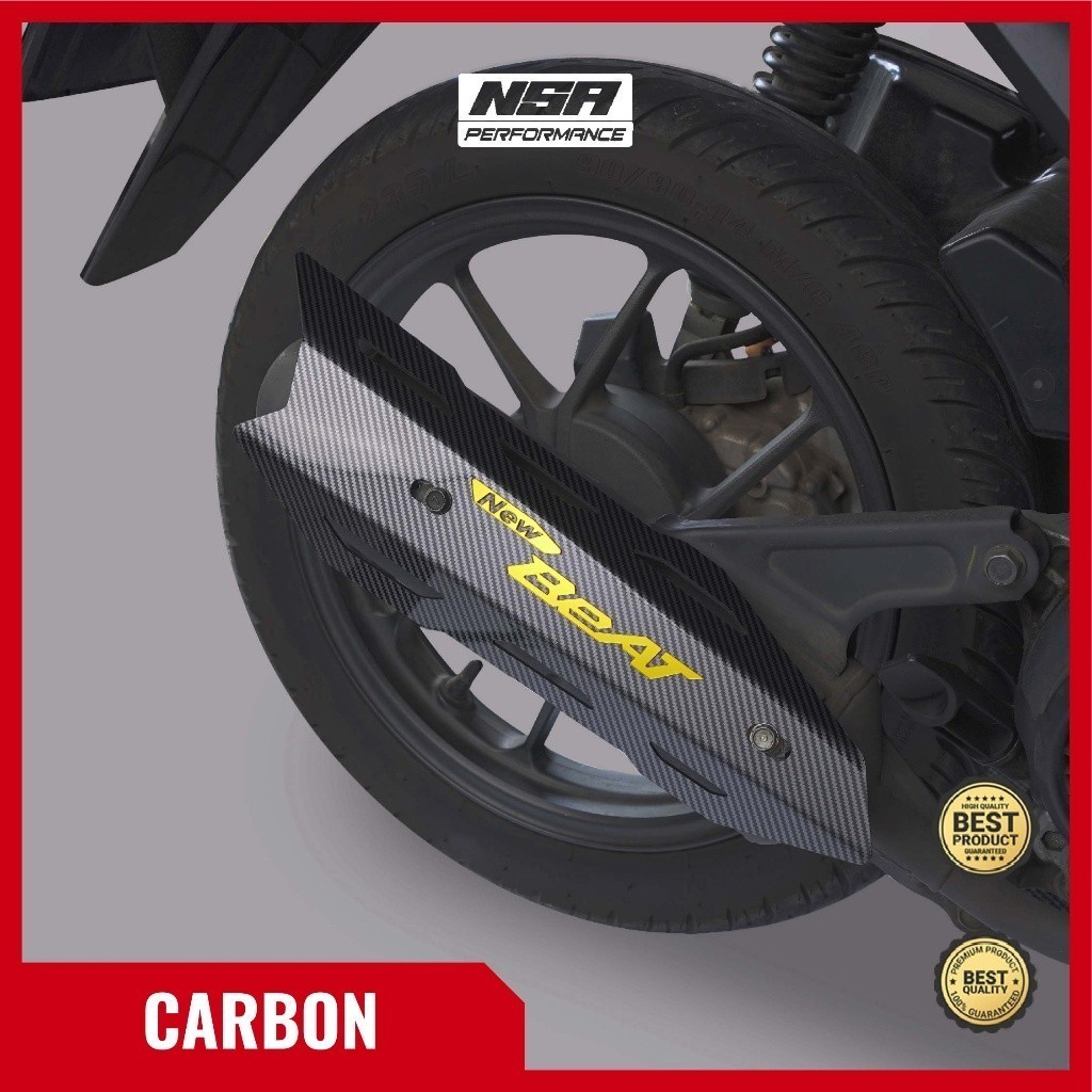 NSA COVER KNALPOT BEAT 2010-2024 Tutup Knalpot All Honda Beat AKSESORIS MOTOR BEAT NSA PERFORMANCE - foto 8