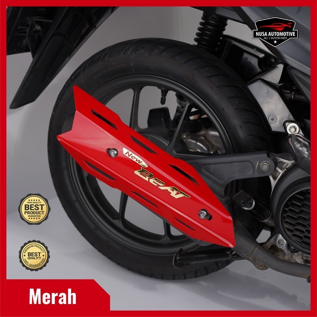 NSA COVER KNALPOT BEAT 2010-2024 Tutup Knalpot All Honda Beat AKSESORIS MOTOR BEAT NSA PERFORMANCE - foto 9