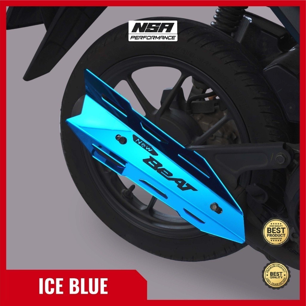 NSA COVER KNALPOT BEAT 2010-2024 Tutup Knalpot All Honda Beat AKSESORIS MOTOR BEAT NSA PERFORMANCE - foto 11