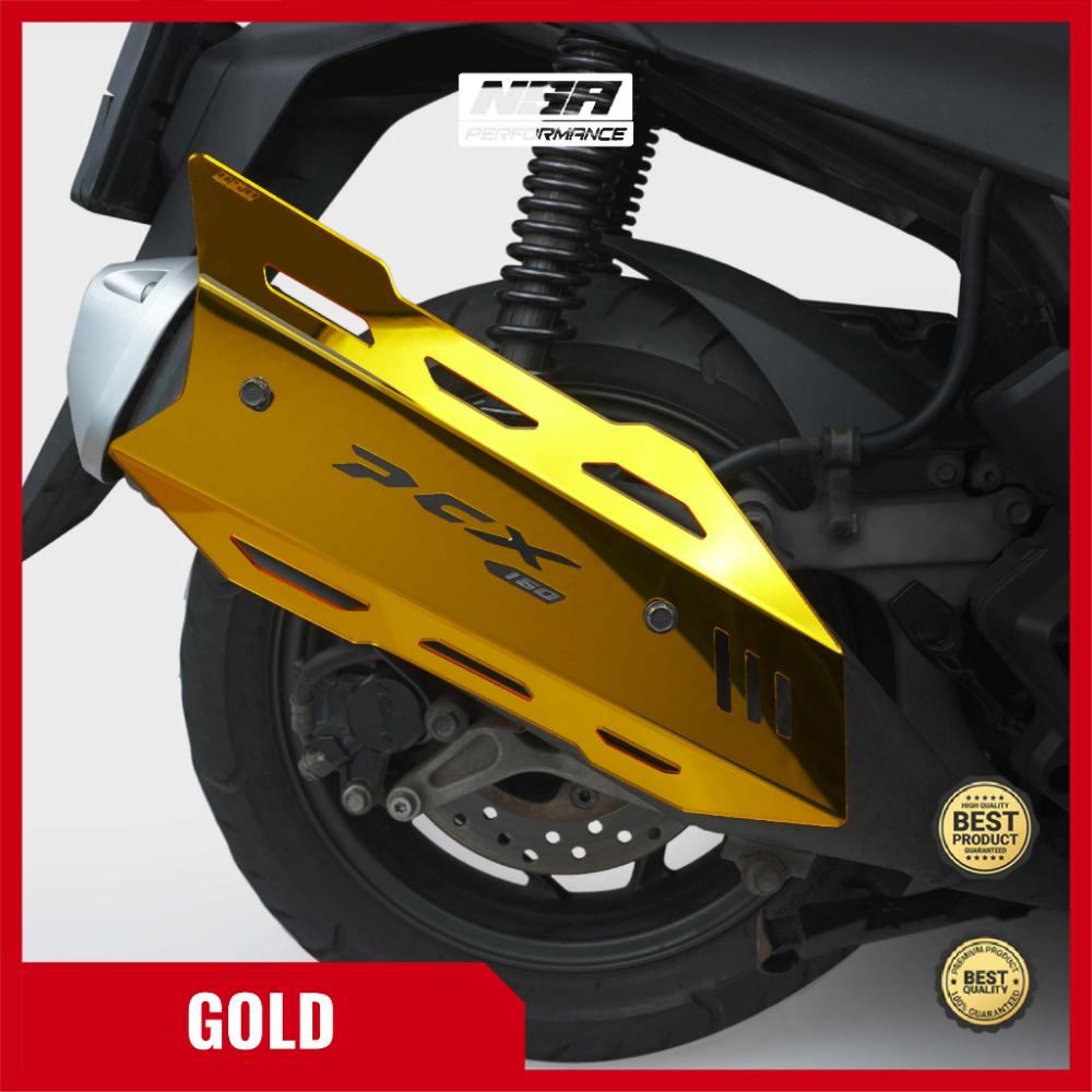 NSA COVER KNALPOT PCX 160 Muffler Tutup Knalpot PCX 160 AKSESORIS MOTOR HONDA PCX 160 NSA PERFORMANCE - foto 4
