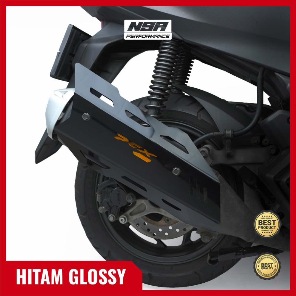 NSA COVER KNALPOT PCX 160 Muffler Tutup Knalpot PCX 160 AKSESORIS MOTOR HONDA PCX 160 NSA PERFORMANCE - foto 7