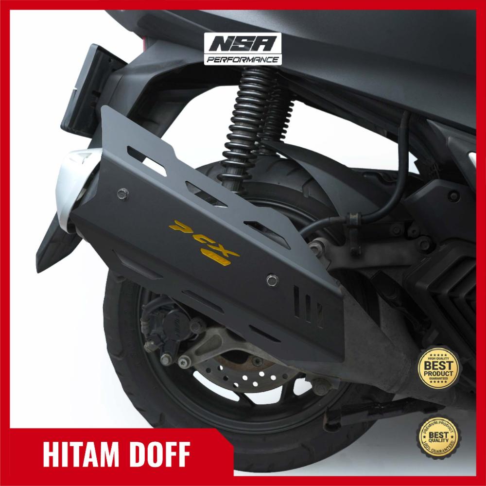 NSA COVER KNALPOT PCX 160 Muffler Tutup Knalpot PCX 160 AKSESORIS MOTOR HONDA PCX 160 NSA PERFORMANCE - foto 8