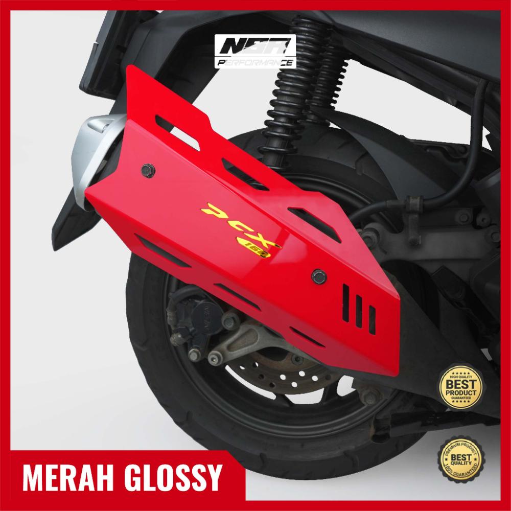 NSA COVER KNALPOT PCX 160 Muffler Tutup Knalpot PCX 160 AKSESORIS MOTOR HONDA PCX 160 NSA PERFORMANCE - foto 9