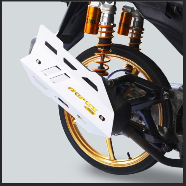 NSA COVER KNALPOT AEROX OLD/NEW Tutup Knalpot Aerox 155 AKSESORIS MOTOR AEROX NSA PERFORMANCE - foto 9