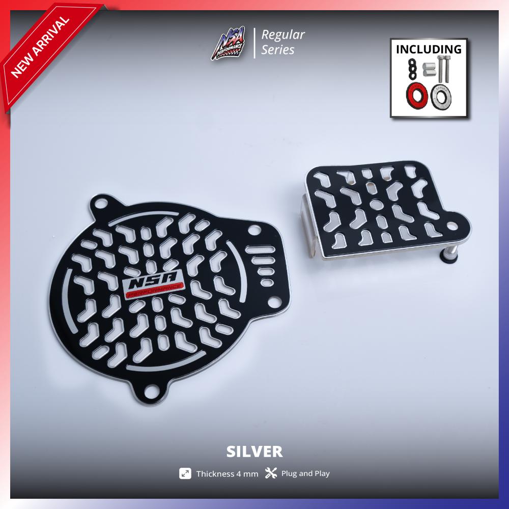 NSA COVER CVT BLACK SERIES YAMAHA Nmax Aerox Tutup Cvt Yamaha Aksesoris Motor NSA PERFORMANCE - foto 9