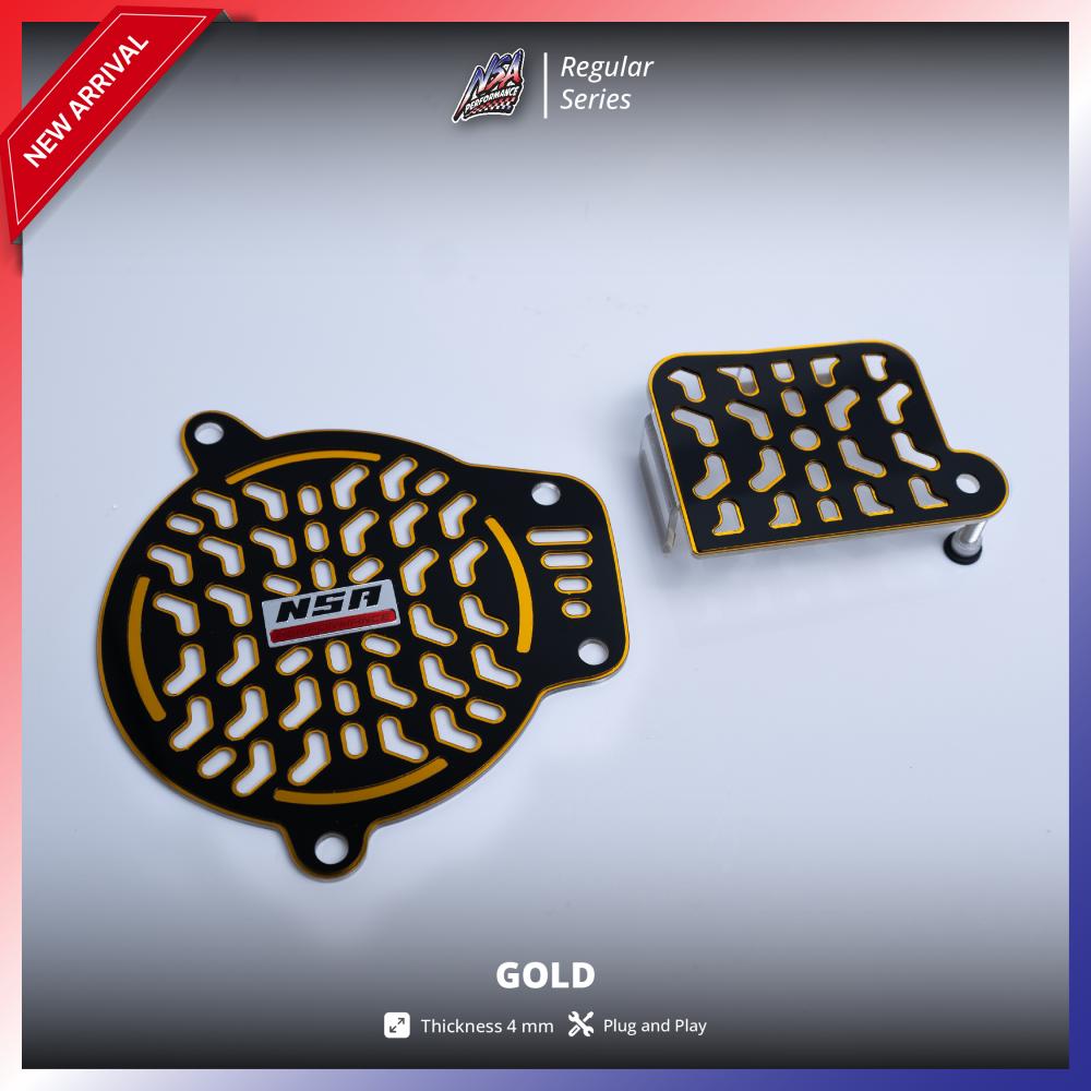 NSA COVER CVT BLACK SERIES YAMAHA Nmax Aerox Tutup Cvt Yamaha Aksesoris Motor NSA PERFORMANCE - foto 10