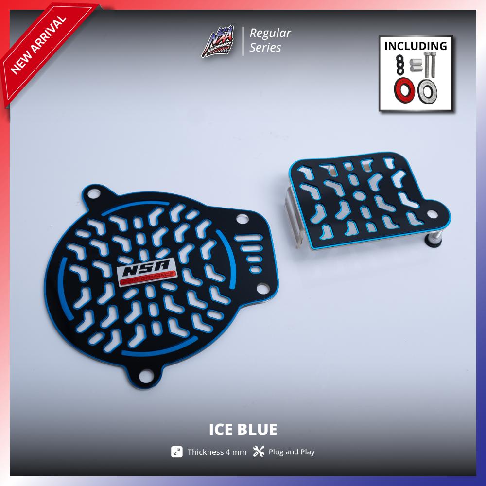 NSA COVER CVT BLACK SERIES YAMAHA Nmax Aerox Tutup Cvt Yamaha Aksesoris Motor NSA PERFORMANCE - foto 11