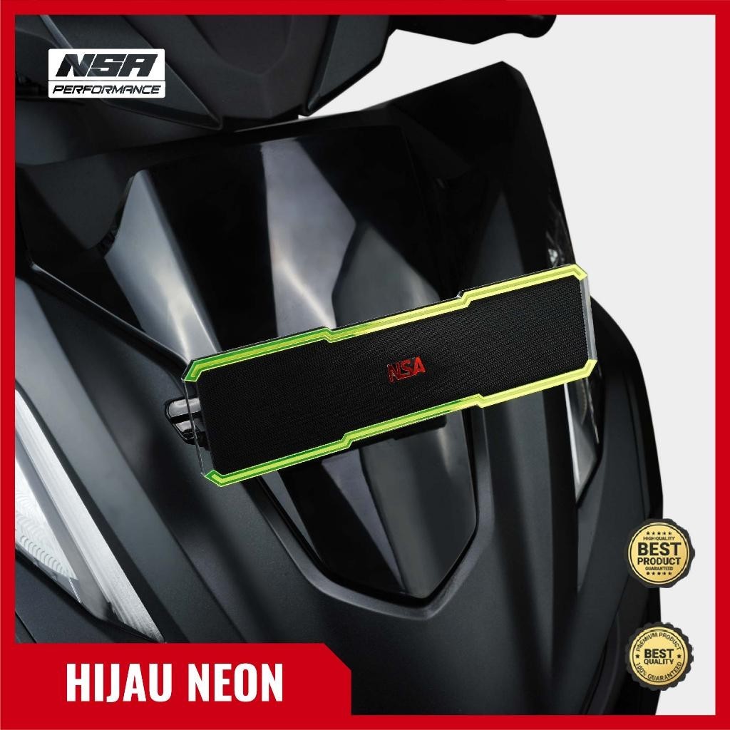 NSA 1PCS FRAMELESSPLATE MOTOR ADJUSTABLE DUDUKAN PLAT ( CLEAN LOOK ) ADJUSTABLE MERK NSA FRAMELESE BINGKAI PLAT MOTOR TEMPEL PLAT NOPOL LEPAS PASANG UNIVERSAL SEMUA MOTOR VARIO NMAX AEROX PCX XMAX - foto 7