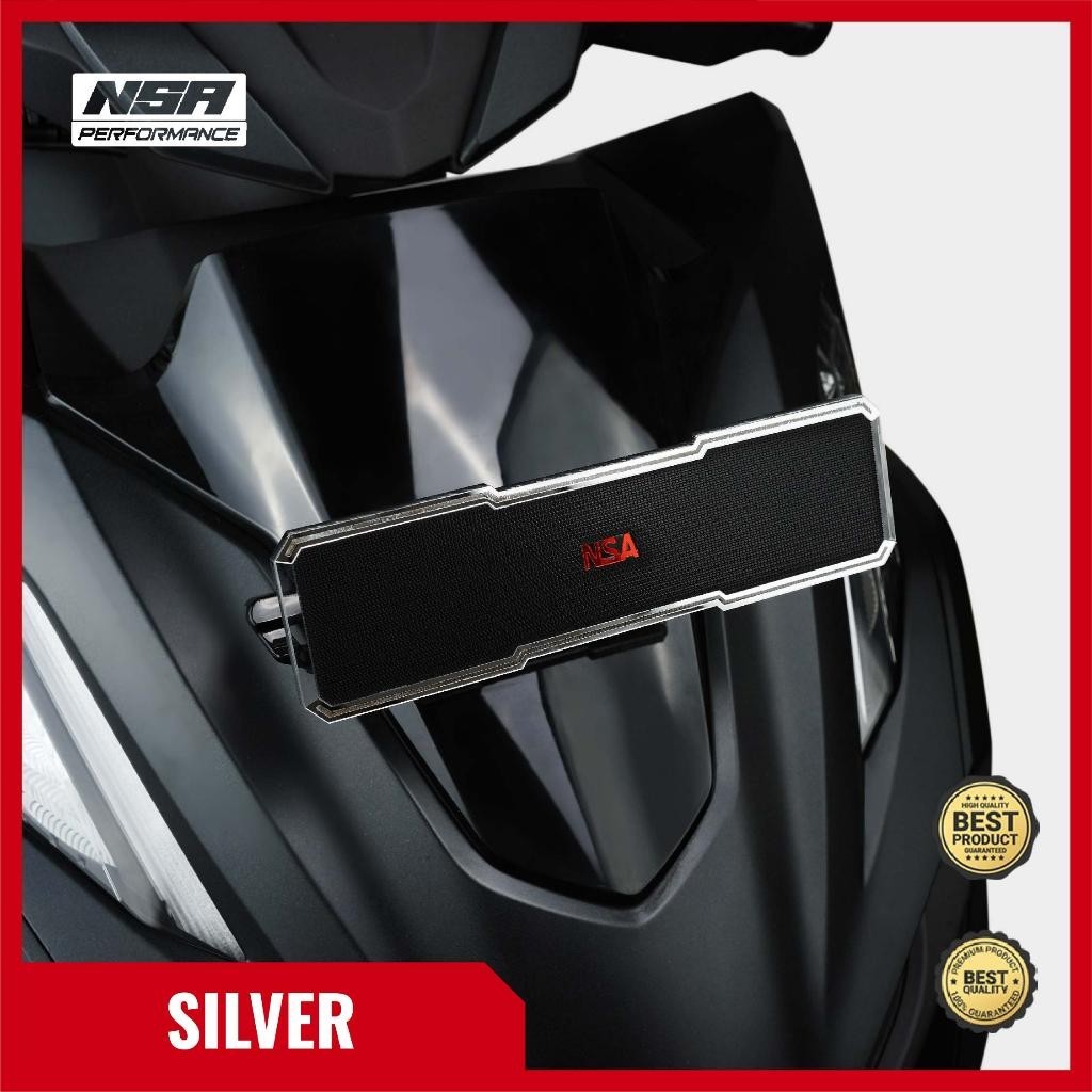 NSA 1PCS FRAMELESSPLATE MOTOR ADJUSTABLE DUDUKAN PLAT ( CLEAN LOOK ) ADJUSTABLE MERK NSA FRAMELESE BINGKAI PLAT MOTOR TEMPEL PLAT NOPOL LEPAS PASANG UNIVERSAL SEMUA MOTOR VARIO NMAX AEROX PCX XMAX - foto 10