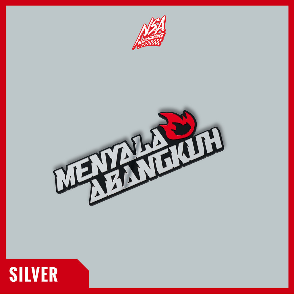 NSA EMBLEM MENYALA ABANGKUH EMBLEM STICKER TIMBUL STIKER 3D MENYALA ABANGKUH TIMBUL EMBLEM MOTOR RACING - foto 6