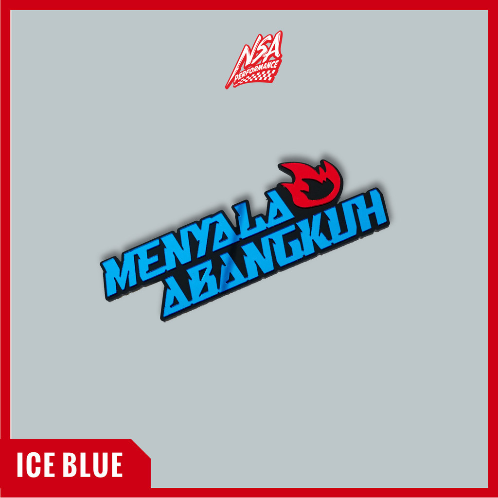 NSA EMBLEM MENYALA ABANGKUH EMBLEM STICKER TIMBUL STIKER 3D MENYALA ABANGKUH TIMBUL EMBLEM MOTOR RACING - foto 10