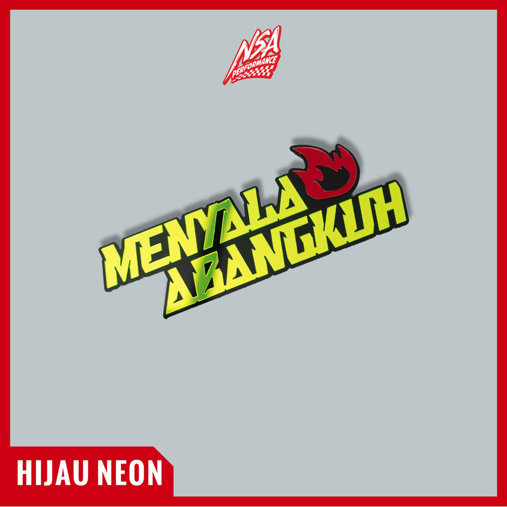 NSA EMBLEM MENYALA ABANGKUH EMBLEM STICKER TIMBUL STIKER 3D MENYALA ABANGKUH TIMBUL EMBLEM MOTOR RACING - foto 11