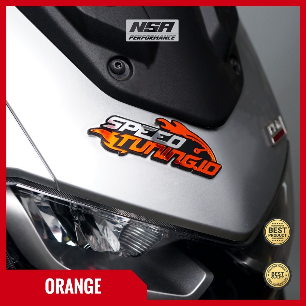 NSA EMBLEM SPEEDTUNING EMBLEM STICKER TIMBUL STIKER 3D LOGO SPEEDTUNING TIMBUL EMBLEM MOTOR RACING - foto 6