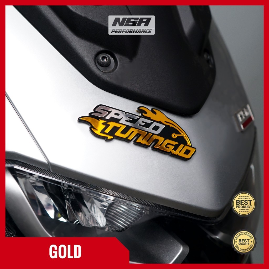 NSA EMBLEM SPEEDTUNING EMBLEM STICKER TIMBUL STIKER 3D LOGO SPEEDTUNING TIMBUL EMBLEM MOTOR RACING - foto 7