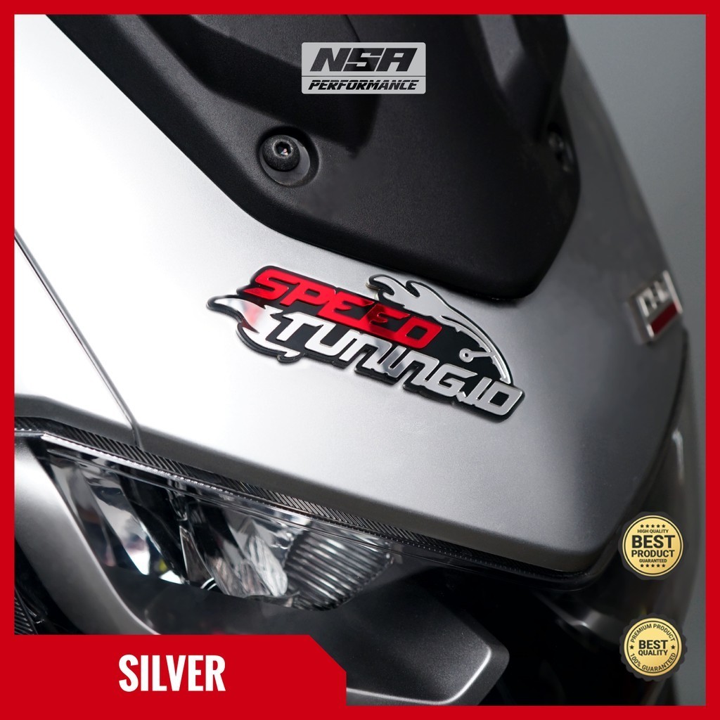NSA EMBLEM SPEEDTUNING EMBLEM STICKER TIMBUL STIKER 3D LOGO SPEEDTUNING TIMBUL EMBLEM MOTOR RACING - foto 8