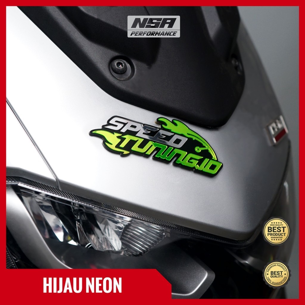 NSA EMBLEM SPEEDTUNING EMBLEM STICKER TIMBUL STIKER 3D LOGO SPEEDTUNING TIMBUL EMBLEM MOTOR RACING - foto 9