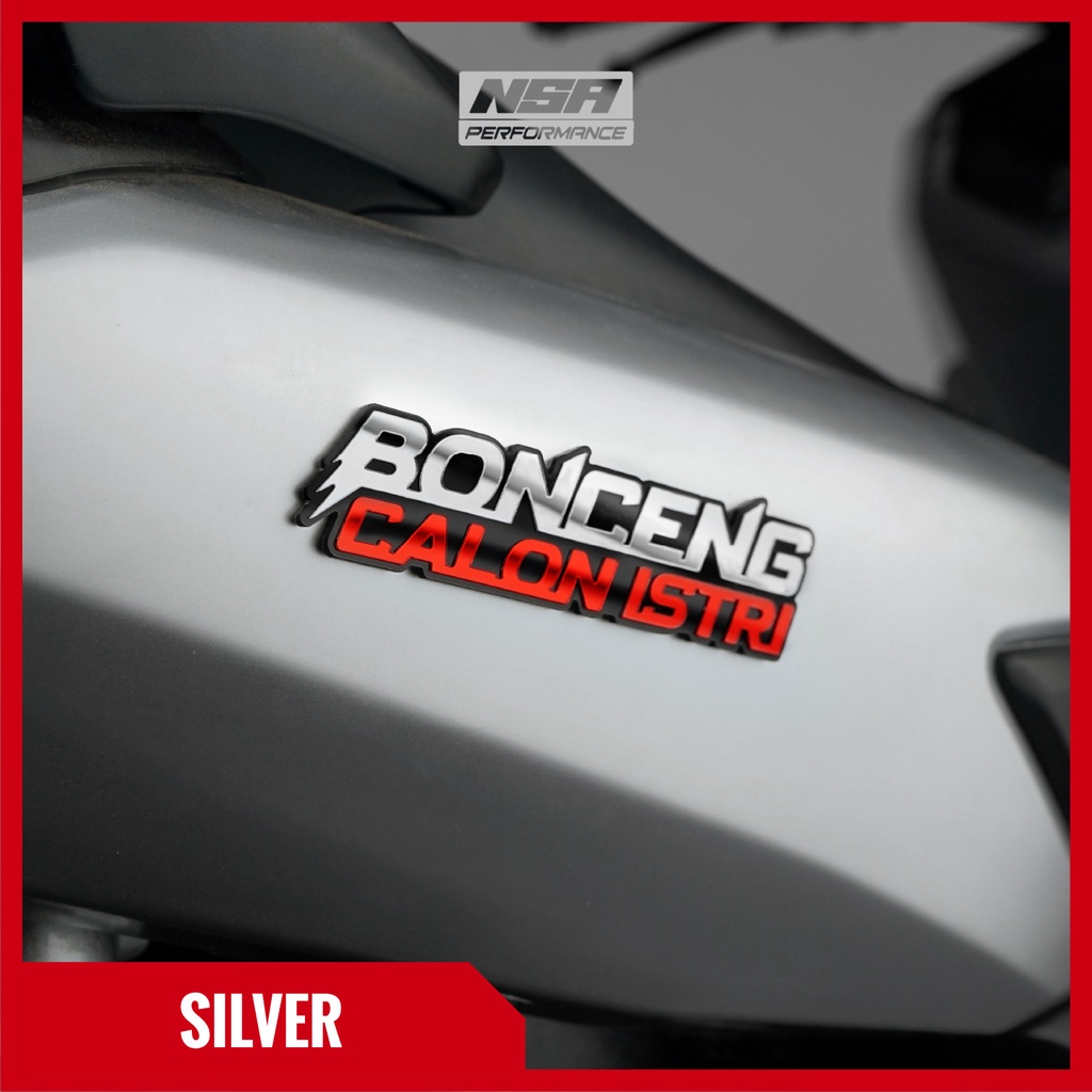 NSA 1PCS EMBLEM BONCENG CALON ISTRI ALL MOTOR BEAT VARIO NMAX DLL BUKAN STICKER ATAU STIKER BONCENG CALON ISTRI EMBLEM MOBIL AKSESORIS KEREN UNTUK MOTOR VARIASI BEAT VARIO NMAX KEREN EMBLEM BEAT EMBLEM VARIO EMBLEM NMAX STIKER CUTTING CUSTOM - foto 5